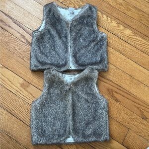 The Children’s Place Faux Fur Vests Sisters Matching
